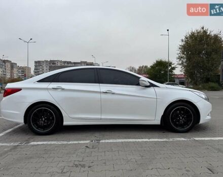 Белый Хендай Соната, объемом двигателя 2.36 л и пробегом 97 тыс. км за 13200 $, фото 5 на Automoto.ua