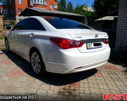 Белый Хендай Соната, объемом двигателя 2.4 л и пробегом 88 тыс. км за 13000 $, фото 4 на Automoto.ua
