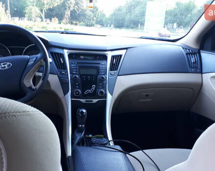 Белый Хендай Соната, объемом двигателя 2.4 л и пробегом 170 тыс. км за 7900 $, фото 6 на Automoto.ua