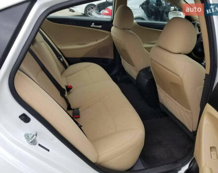 Белый Хендай Соната, объемом двигателя 2.4 л и пробегом 170 тыс. км за 7900 $, фото 10 на Automoto.ua