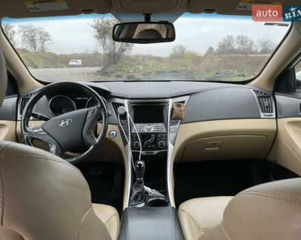 Белый Хендай Соната, объемом двигателя 2.36 л и пробегом 150 тыс. км за 9700 $, фото 1 на Automoto.ua