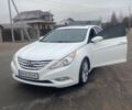 Белый Хендай Соната, объемом двигателя 2.36 л и пробегом 215 тыс. км за 8500 $, фото 1 на Automoto.ua