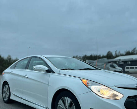 Белый Хендай Соната, объемом двигателя 2.4 л и пробегом 180 тыс. км за 9500 $, фото 3 на Automoto.ua