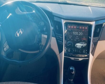 Белый Хендай Соната, объемом двигателя 2.4 л и пробегом 160 тыс. км за 9500 $, фото 5 на Automoto.ua