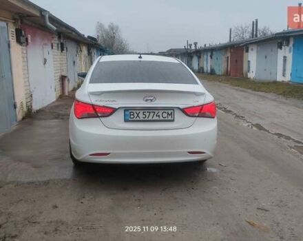 Белый Хендай Соната, объемом двигателя 2 л и пробегом 208 тыс. км за 8500 $, фото 1 на Automoto.ua