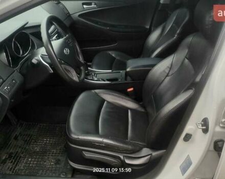 Белый Хендай Соната, объемом двигателя 2 л и пробегом 208 тыс. км за 8500 $, фото 2 на Automoto.ua