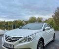 Белый Хендай Соната, объемом двигателя 2.36 л и пробегом 260 тыс. км за 9500 $, фото 1 на Automoto.ua