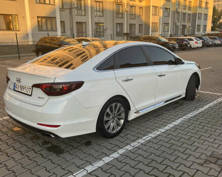 Белый Хендай Соната, объемом двигателя 2.36 л и пробегом 132 тыс. км за 10600 $, фото 12 на Automoto.ua