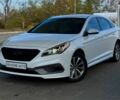 Белый Хендай Соната, объемом двигателя 2.4 л и пробегом 160 тыс. км за 9599 $, фото 1 на Automoto.ua