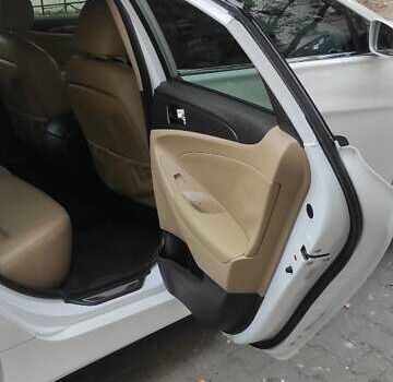 Белый Хендай Соната, объемом двигателя 2.36 л и пробегом 185 тыс. км за 10999 $, фото 1 на Automoto.ua