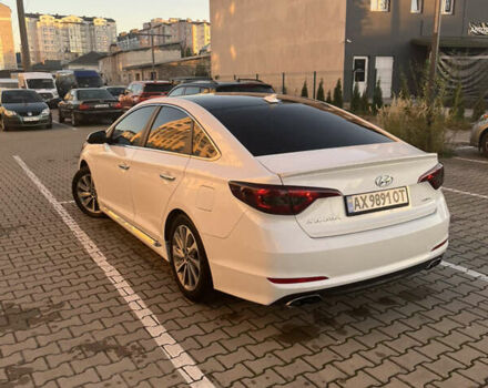 Белый Хендай Соната, объемом двигателя 2.36 л и пробегом 132 тыс. км за 10600 $, фото 15 на Automoto.ua