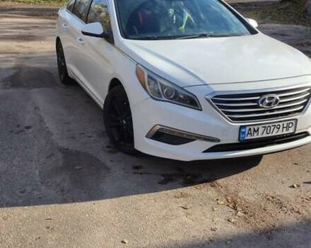 Білий Хендай Соната, об'ємом двигуна 2.36 л та пробігом 220 тис. км за 8100 $, фото 2 на Automoto.ua
