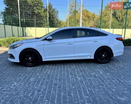 Белый Хендай Соната, объемом двигателя 2.4 л и пробегом 160 тыс. км за 11000 $, фото 13 на Automoto.ua