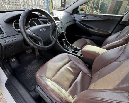 Белый Хендай Соната, объемом двигателя 2 л и пробегом 532 тыс. км за 7500 $, фото 10 на Automoto.ua