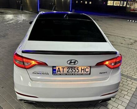 Белый Хендай Соната, объемом двигателя 2.4 л и пробегом 160 тыс. км за 11000 $, фото 7 на Automoto.ua