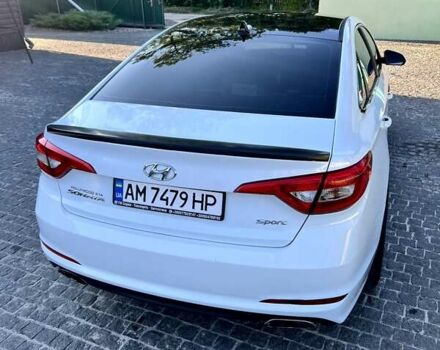 Белый Хендай Соната, объемом двигателя 2.4 л и пробегом 160 тыс. км за 11000 $, фото 15 на Automoto.ua