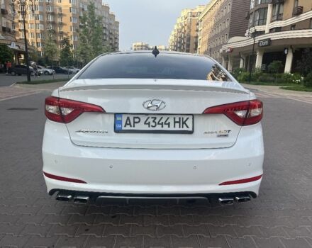 Белый Хендай Соната, объемом двигателя 2 л и пробегом 160 тыс. км за 15000 $, фото 1 на Automoto.ua