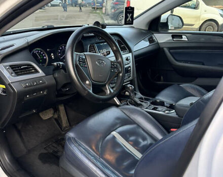 Белый Хендай Соната, объемом двигателя 2 л и пробегом 200 тыс. км за 12000 $, фото 6 на Automoto.ua