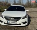 Белый Хендай Соната, объемом двигателя 2.36 л и пробегом 80 тыс. км за 10600 $, фото 1 на Automoto.ua
