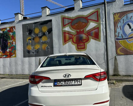 Хендай Соната 2016 в Львове на Automoto.ua Белый Хендай Соната, объемом двигателя 2.4 л и пробегом 123 тыс. км за 10999 $, фото 1 на Automoto.ua