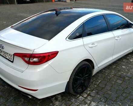 Белый Хендай Соната, объемом двигателя 2.4 л и пробегом 189 тыс. км за 8900 $, фото 3 на Automoto.ua