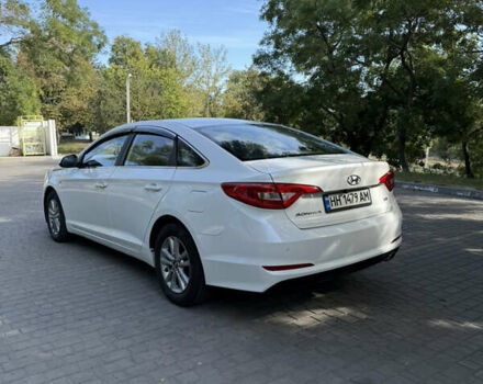 Белый Хендай Соната, объемом двигателя 2 л и пробегом 214 тыс. км за 10700 $, фото 10 на Automoto.ua