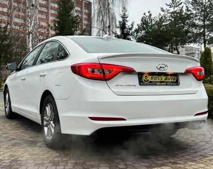 Белый Хендай Соната, объемом двигателя 2.4 л и пробегом 123 тыс. км за 9200 $, фото 4 на Automoto.ua
