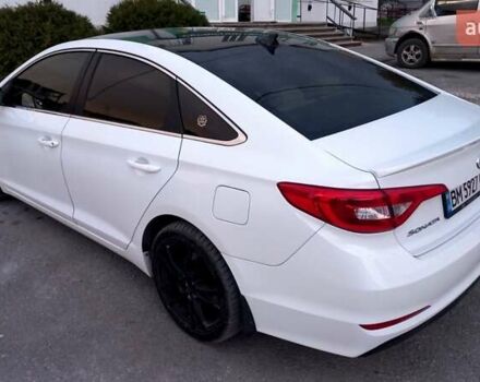 Белый Хендай Соната, объемом двигателя 2.4 л и пробегом 189 тыс. км за 8900 $, фото 22 на Automoto.ua