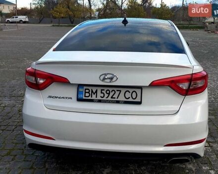 Белый Хендай Соната, объемом двигателя 2.4 л и пробегом 189 тыс. км за 8900 $, фото 4 на Automoto.ua