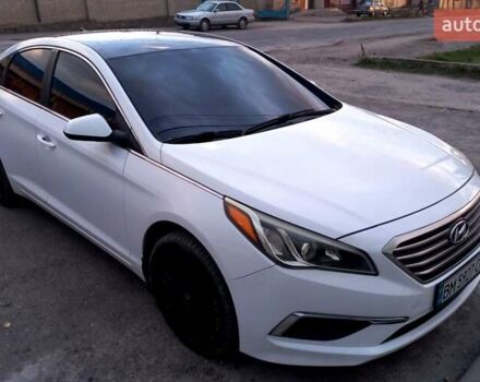 Белый Хендай Соната, объемом двигателя 2.4 л и пробегом 189 тыс. км за 8900 $, фото 15 на Automoto.ua