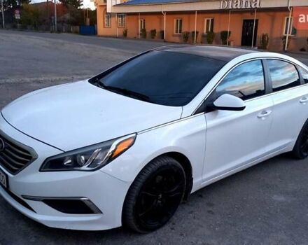 Белый Хендай Соната, объемом двигателя 2.4 л и пробегом 189 тыс. км за 8900 $, фото 16 на Automoto.ua
