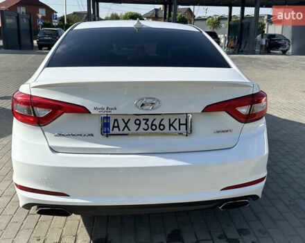 Белый Хендай Соната, объемом двигателя 2.36 л и пробегом 156 тыс. км за 11300 $, фото 5 на Automoto.ua