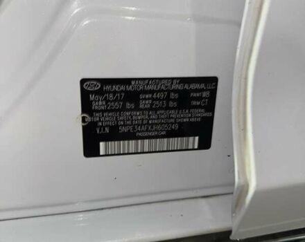 Белый Хендай Соната, объемом двигателя 2.36 л и пробегом 80 тыс. км за 13000 $, фото 7 на Automoto.ua