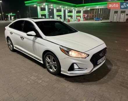 Белый Хендай Соната, объемом двигателя 2.36 л и пробегом 80 тыс. км за 13000 $, фото 9 на Automoto.ua