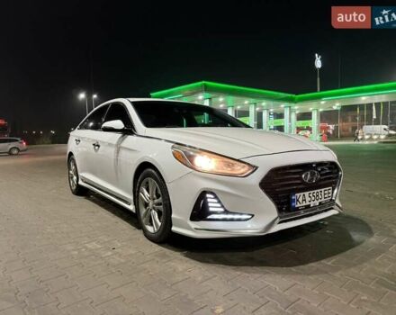 Белый Хендай Соната, объемом двигателя 2.36 л и пробегом 80 тыс. км за 13000 $, фото 11 на Automoto.ua