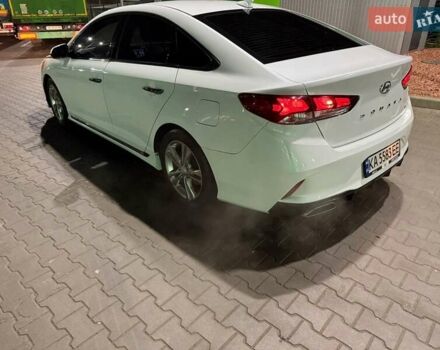 Белый Хендай Соната, объемом двигателя 2.36 л и пробегом 80 тыс. км за 13000 $, фото 15 на Automoto.ua