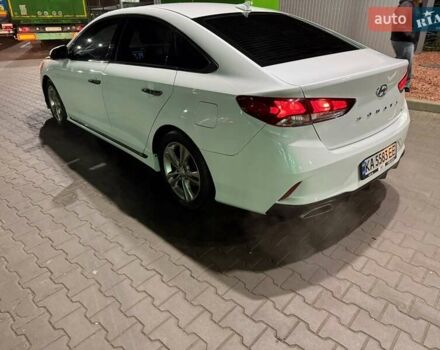 Белый Хендай Соната, объемом двигателя 2.36 л и пробегом 80 тыс. км за 13000 $, фото 12 на Automoto.ua