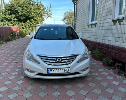 Белый Хендай Соната, объемом двигателя 2.4 л и пробегом 170 тыс. км за 9300 $, фото 1 на Automoto.ua