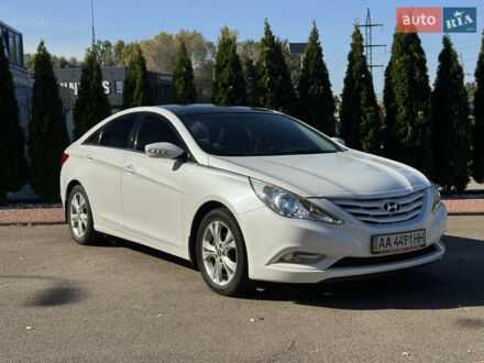 Білий Хендай Соната, об'ємом двигуна 2 л та пробігом 81 тис. км за 8650 $, фото 1 на Automoto.ua