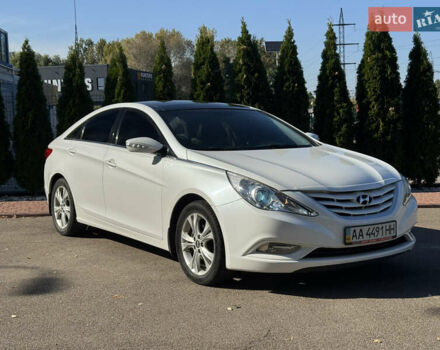 Білий Хендай Соната, об'ємом двигуна 2 л та пробігом 81 тис. км за 8650 $, фото 1 на Automoto.ua