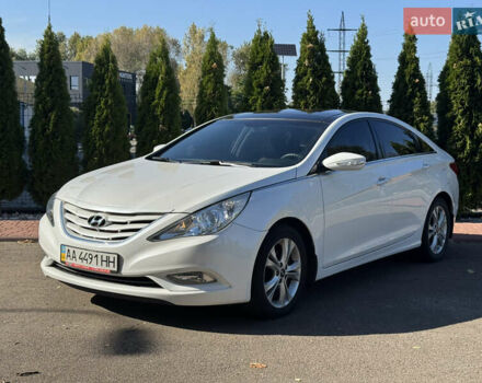 Білий Хендай Соната, об'ємом двигуна 2 л та пробігом 81 тис. км за 8500 $, фото 1 на Automoto.ua