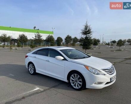 Белый Хендай Соната, объемом двигателя 2 л и пробегом 88 тыс. км за 9500 $, фото 1 на Automoto.ua