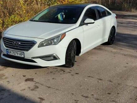 Білий Хендай Соната, об'ємом двигуна 2.36 л та пробігом 220 тис. км за 7900 $, фото 1 на Automoto.ua