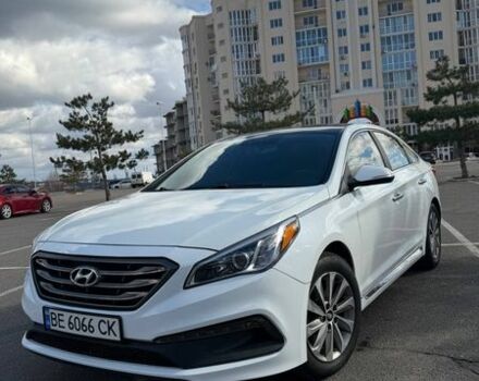 Белый Хендай Соната, объемом двигателя 2.36 л и пробегом 180 тыс. км за 8699 $, фото 1 на Automoto.ua