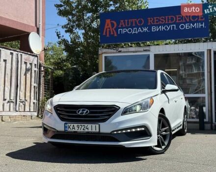 Белый Хендай Соната, объемом двигателя 2 л и пробегом 99 тыс. км за 10990 $, фото 1 на Automoto.ua