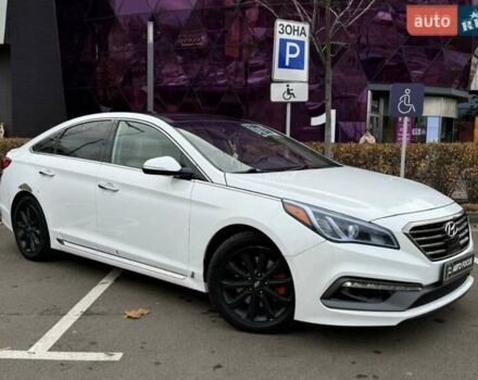 Белый Хендай Соната, объемом двигателя 2.36 л и пробегом 111 тыс. км за 11500 $, фото 1 на Automoto.ua