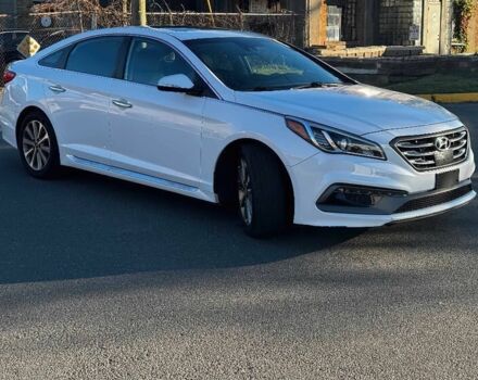 Белый Хендай Соната, объемом двигателя 2.4 л и пробегом 50 тыс. км за 6100 $, фото 1 на Automoto.ua