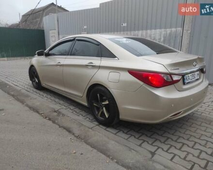 Бежевый Хендай Соната, объемом двигателя 2 л и пробегом 160 тыс. км за 5499 $, фото 7 на Automoto.ua