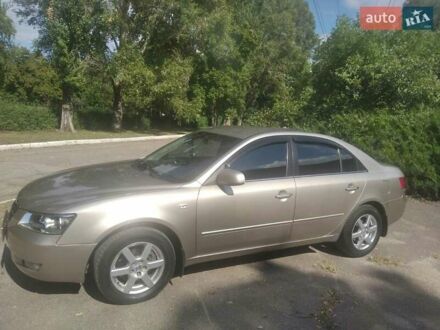 Хендай Соната 2007 в Кропивницком (Кировограде) на Automoto.ua Бежевый Хендай Соната, объемом двигателя 2 л и пробегом 187 тыс. км за 6100 $, фото 1 на Automoto.ua
