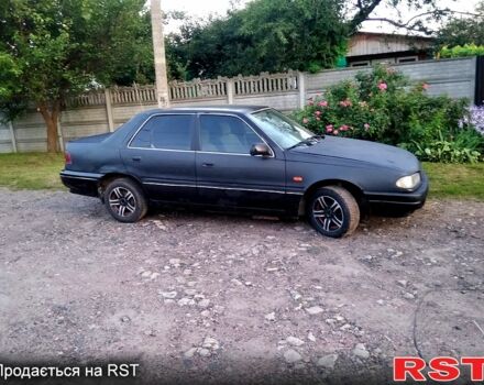 Черный Хендай Соната, объемом двигателя 2 л и пробегом 150 тыс. км за 650 $, фото 5 на Automoto.ua